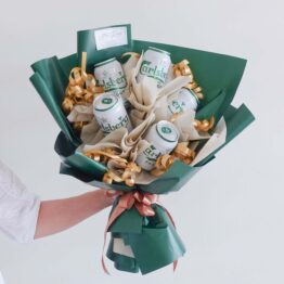 Birthday Valentine's Day VDAY For Men Flower & Gift Carlsberg Beer Bouquet by AfterRainFLorist, PJ (Malaysia) online Florist,KL & Selangor / Klang Valley Flower Delivery Service
