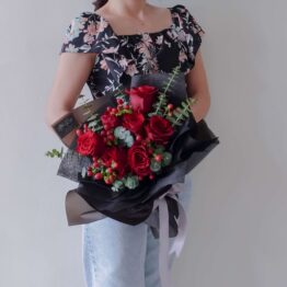 Valentine's Day VDAY Flower & Gift 2021 Romantic Love Fresh Flower Red Rose Bouquet by AfterRainFLorist, PJ (Malaysia) online Florist,KL & Selangor / Klang Valley Flower Delivery Service