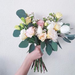 Fresh Bridal Bouquet by AFTERRAINFLORIST