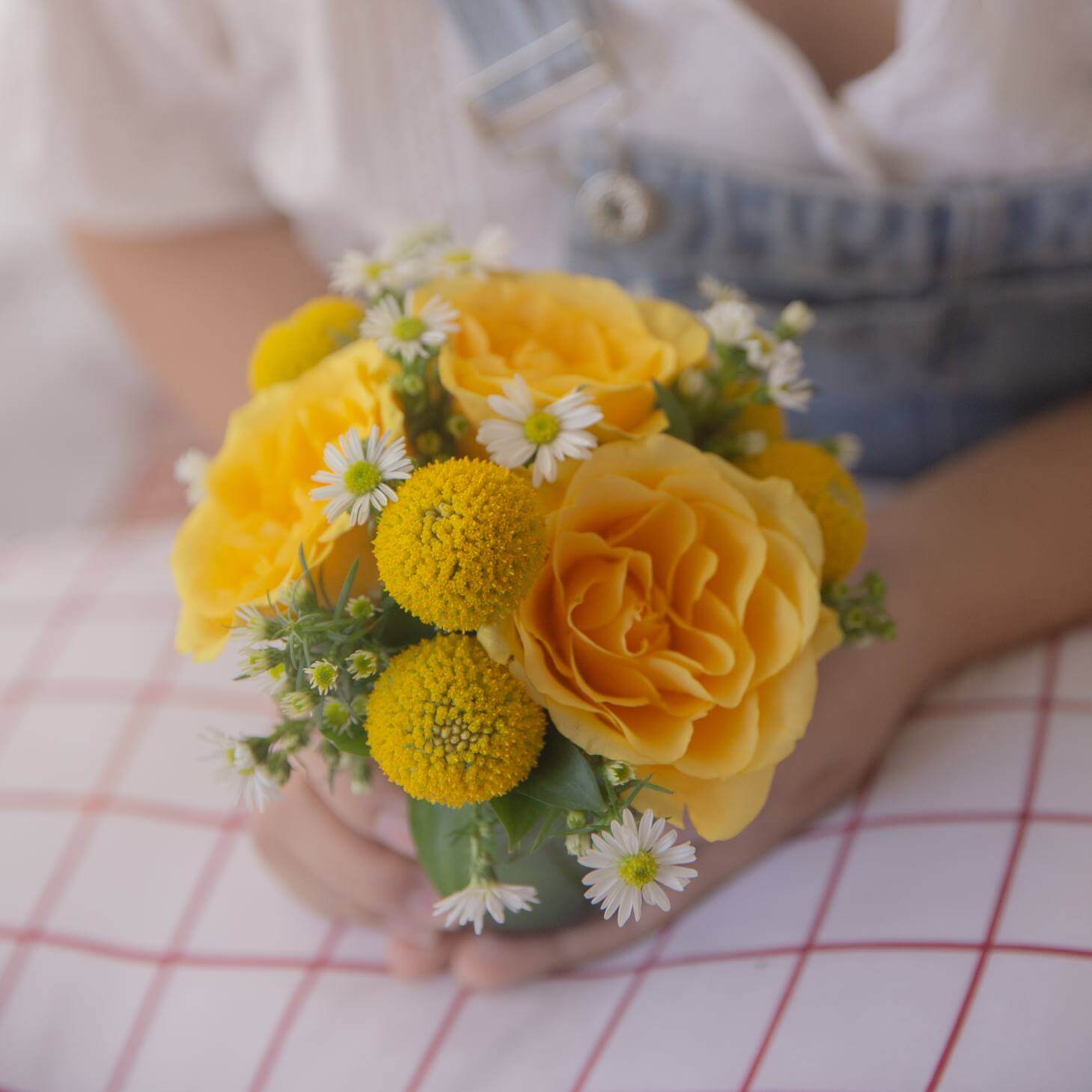 Vase Flower Arrangement by AFTERRAINFLORIST