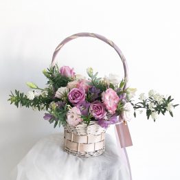 Flower Basket by AFTERRAINFLORIST