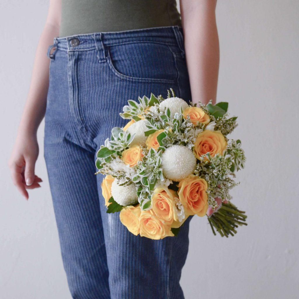 Fresh Bridal Bouquet by AfterRainFlorist