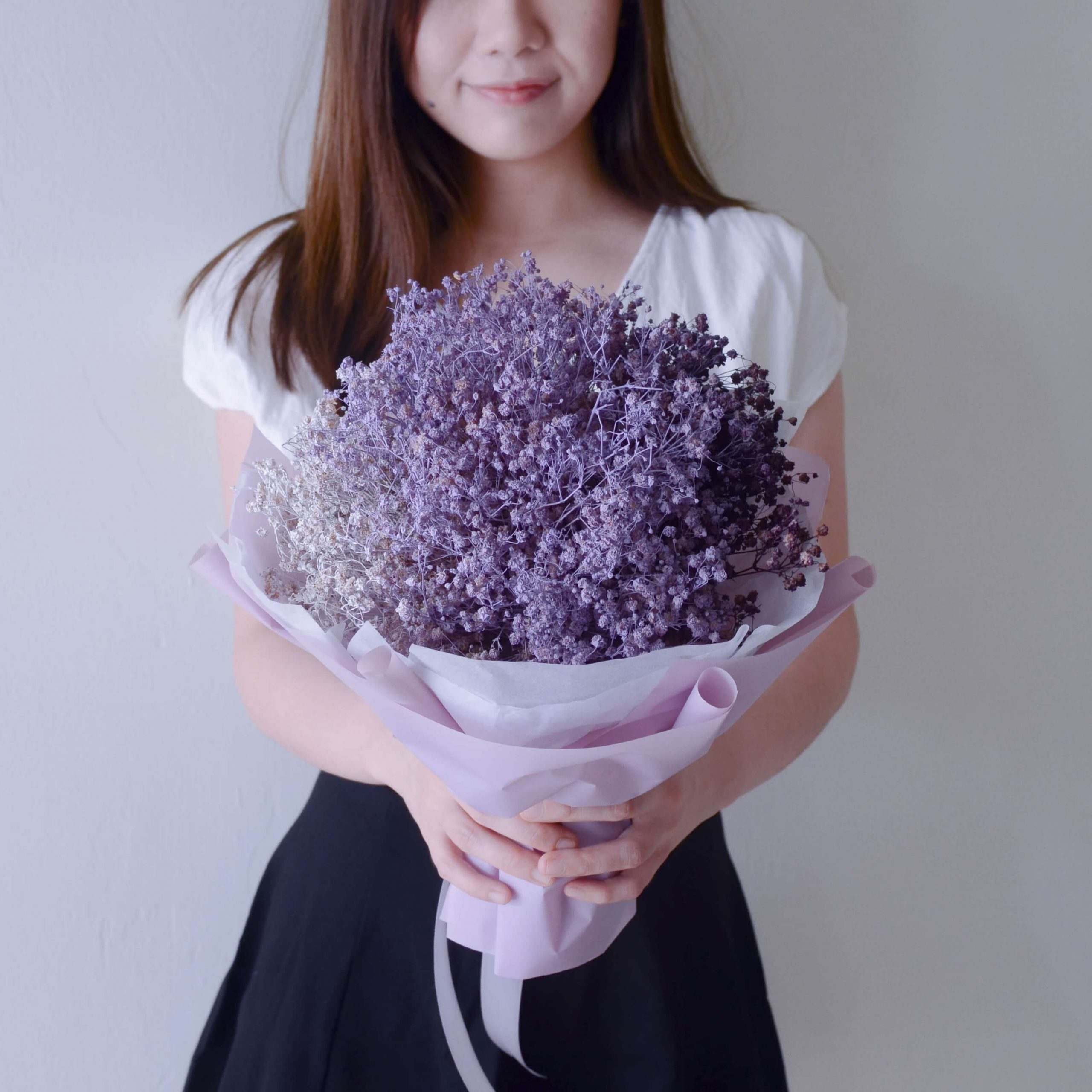 AFTERRAINFLORIST_PJ_Florist_Espeon_Purple_Ombre_Dried_Baby_Breath_Flower_Bouquet 1 Purple ombre Dried Baby Breath Flower Bouquet by AfterRainFlorist, PJ Florist, KL & Selangor Flower Delivery Service