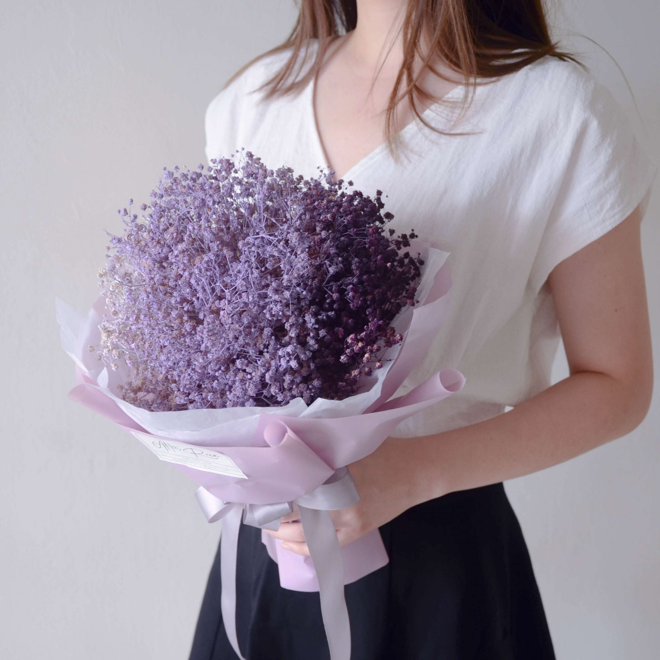 AFTERRAINFLORIST_PJ_Florist_Espeon_Purple_Ombre_Dried_Baby_Breath_Flower_Bouquet 3 Purple ombre Dried Baby Breath Flower Bouquet by AfterRainFlorist, PJ Florist, KL & Selangor Flower Delivery Service