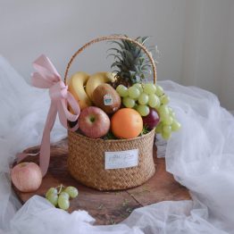 Healthy Gift Best Wishes Fresh & Healthy Fruit Basket gift by AfterRainFlorist, PJ Florist, KL & Selangor(Klang Valley) Flower Delivery Service