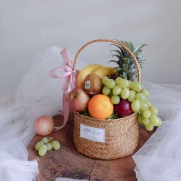 Healthy Gift Best Wishes Fresh & Healthy Fruit Basket gift by AfterRainFlorist, PJ Florist, KL & Selangor(Klang Valley) Flower Delivery Service