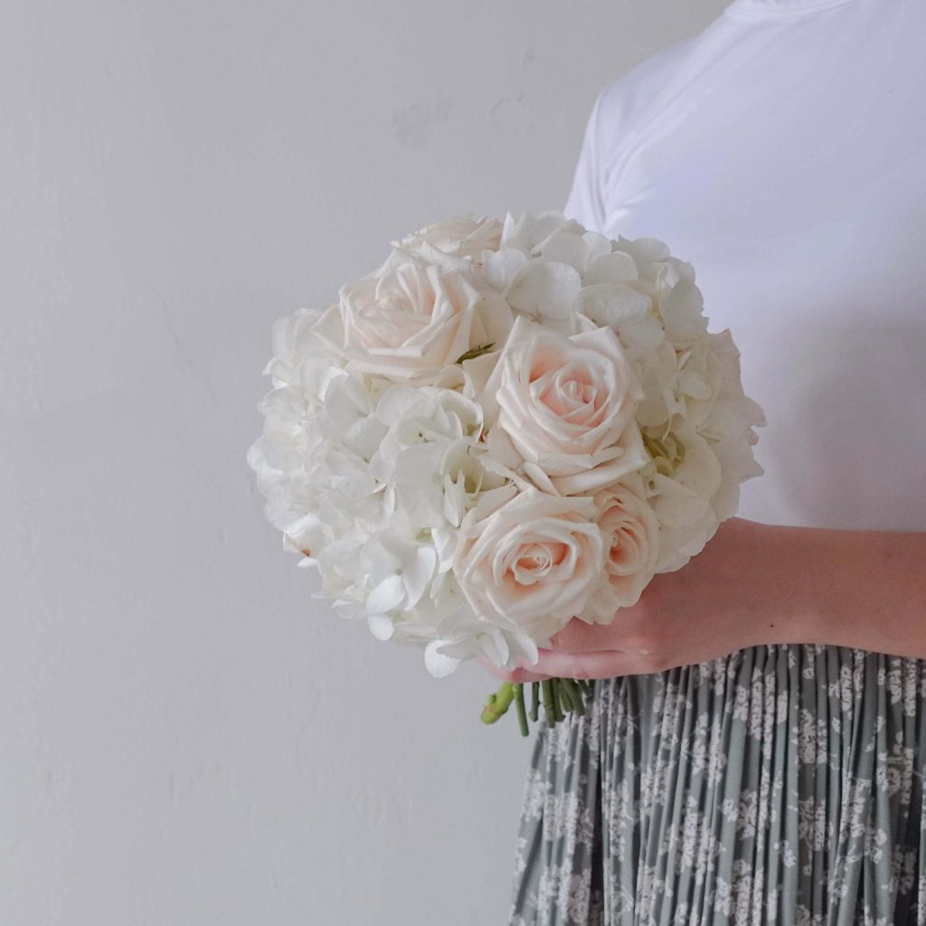 Whitey, Purity Fresh Flower Bridal Bouquet by AfterRainFlorist, PJ Florist, KL & Selangor(Klang Valley) Flower Delivery Service