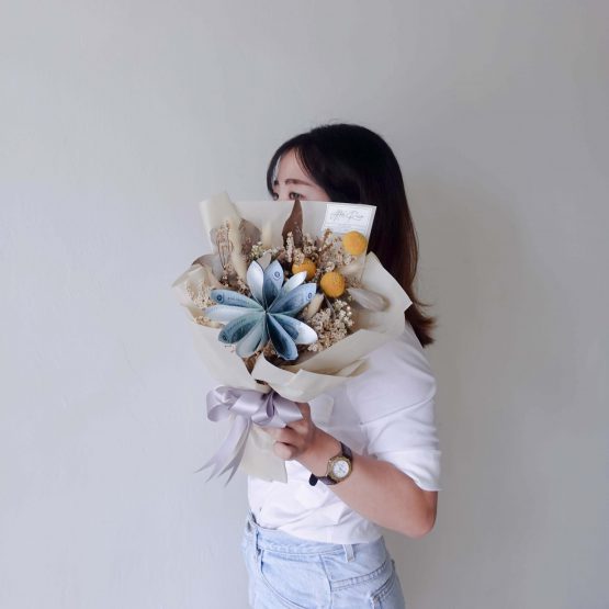 Special & Creative gift, Monny's Dried Flower & Money Bouquet by AfterRainFLorist, Pj(Malaysia) Florist,KL & Selangor Flower Delivery Service