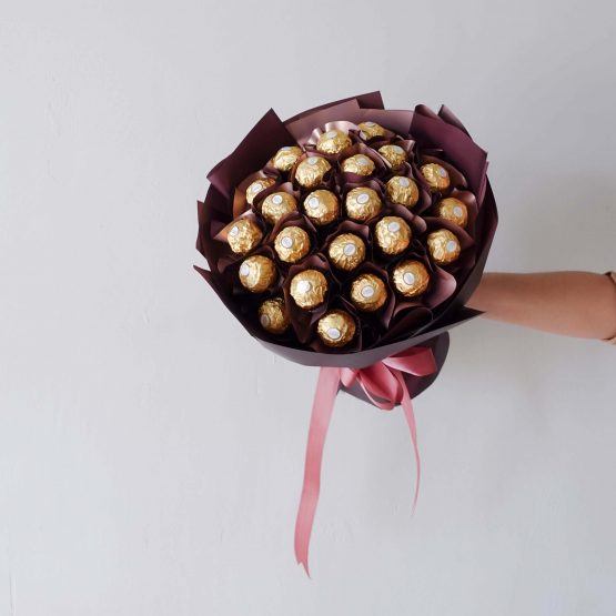 Classic style, Ferrero Rocher's Love Bouquet by AfterRainFLorist, Pj(Malaysia) Florist,KL & Selangor Flower Delivery Service