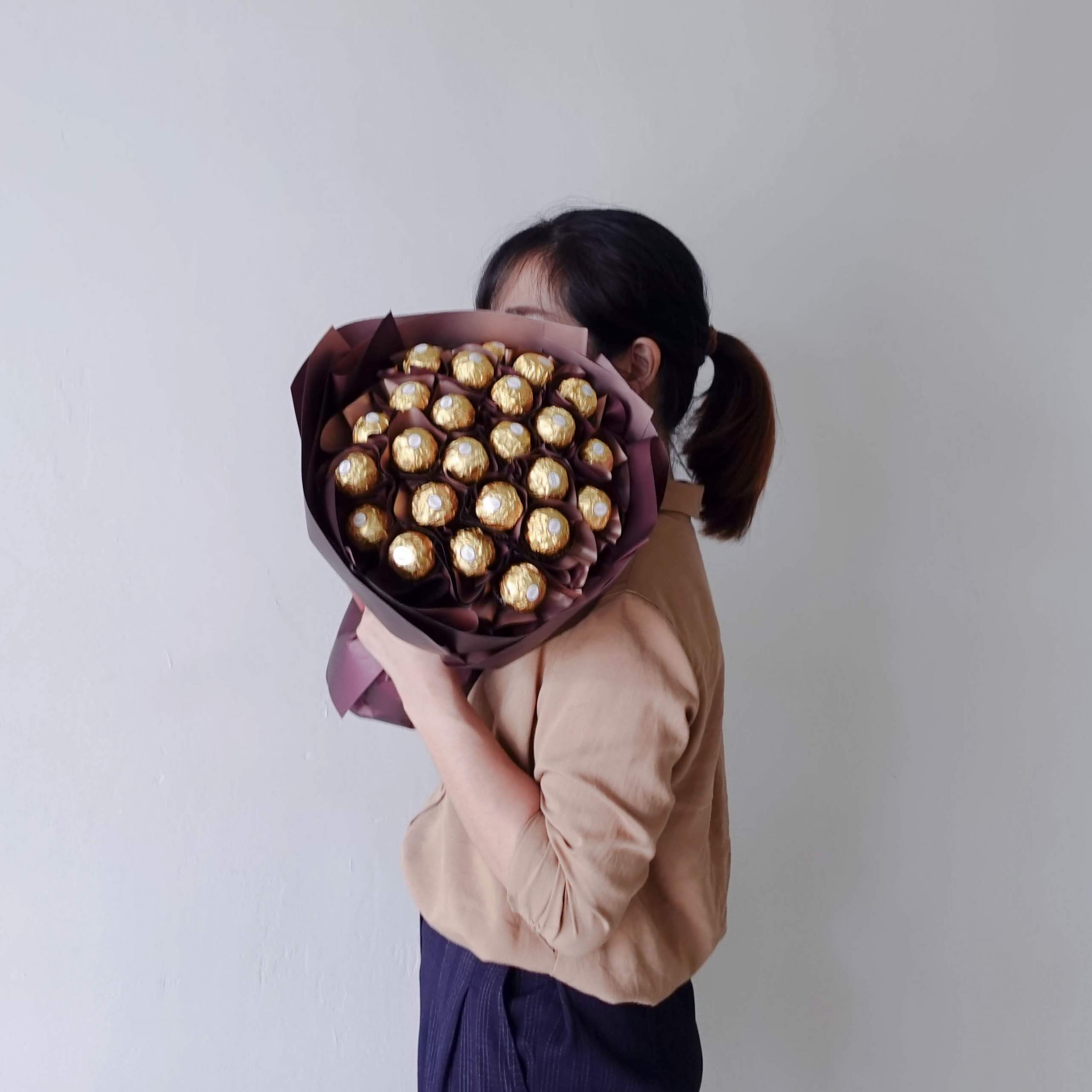 Classic style, Ferrero Rocher's Love Bouquet by AfterRainFLorist, Pj(Malaysia) Florist,KL & Selangor Flower Delivery Service