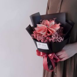 Special & Creative gift, Romantic Dried Flower & Money Bouquet by AfterRainFLorist, Pj(Malaysia) Florist,KL & Selangor Flower Delivery Service