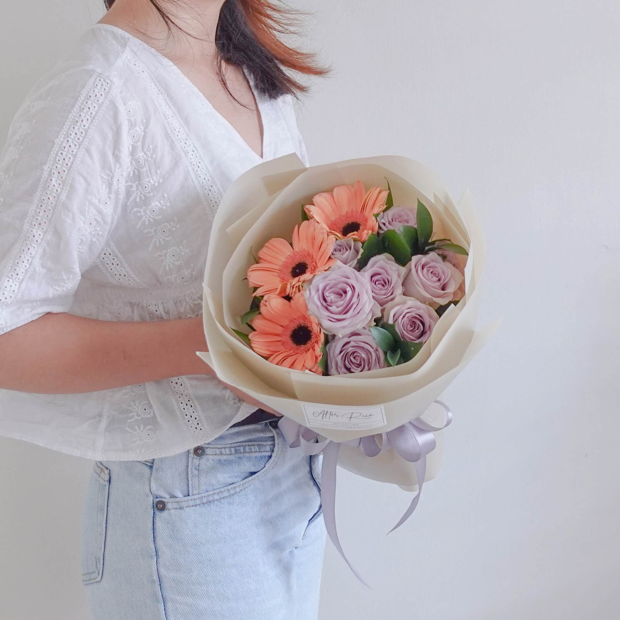 Birthday Small Fresh Gerbera & Rose Bouquet by AfterRainFLorist, PJ (Malaysia) online Florist,KL & Selangor / Klang Valley Flower Delivery Service Birthday Small Fresh Gerbera & Rose Bouquet by AfterRainFLorist, PJ (Malaysia) online Florist,KL & Selangor / Klang Valley Flower Delivery Service