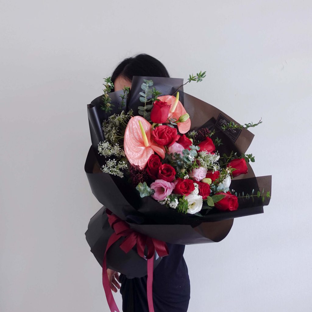 Large Everlasting Mix Fresh Flower Bouquet by AfterRainFLorist, PJ (Malaysia) online Florist,KL & Selangor / Klang Valley Flower Delivery Service