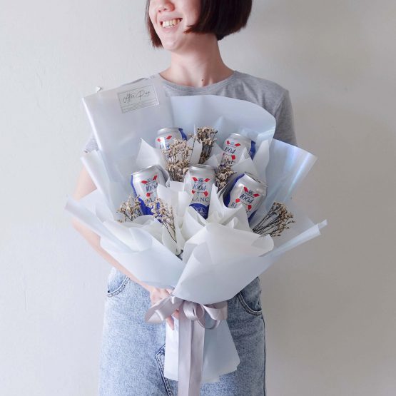Men's Birthday Creative Gift 1664 Blanc Beer Bouquet by AfterRainFLorist, PJ (Malaysia) online Florist,KL & Selangor / Klang Valley Flower Delivery Service