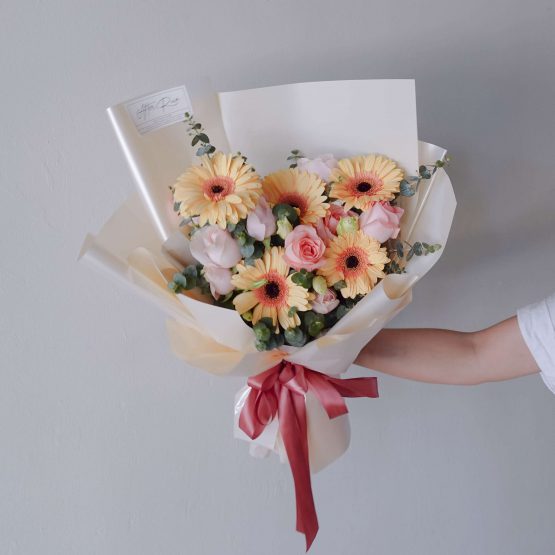 Mother's Day 2021 Gerbera Mix Rose Fresh Flower Bouquet by AfterRainFLorist, PJ (Malaysia) online Florist,KL & Selangor / Klang Valley Flower Delivery Service 