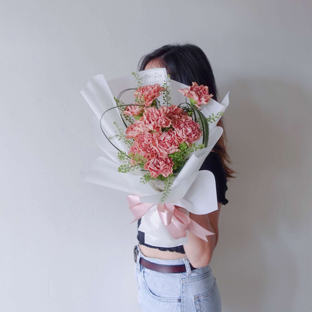Mother's Day 2021 Hearty Carnation Fresh Flower Bouquet by AfterRainFLorist, PJ (Malaysia) online Florist,KL & Selangor / Klang Valley Flower Delivery Service