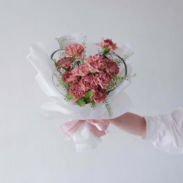 Mother's Day 2021 Hearty Carnation Fresh Flower Bouquet by AfterRainFLorist, PJ (Malaysia) online Florist,KL & Selangor / Klang Valley Flower Delivery Service