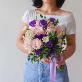AfterRainFlorist_Lovely_Fresh_Flower_Pink_Purple_Bridal_Rom_Wedding_Floral_Hand_handtied_bouquet_Bunga_Tangan_Kahwin_PJ_Florist_KL_Klang_Valley_Flower_Gift_Delivery_Services