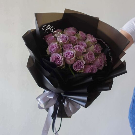 AfterRainFlorist_Purple_Rose_Valentine_Proposal_Fresh_Flower_Wrapping_Hand_Bouquet_PJ_Florist_KL_Klang_Valley_Flower_Gift_Delivery_Services2