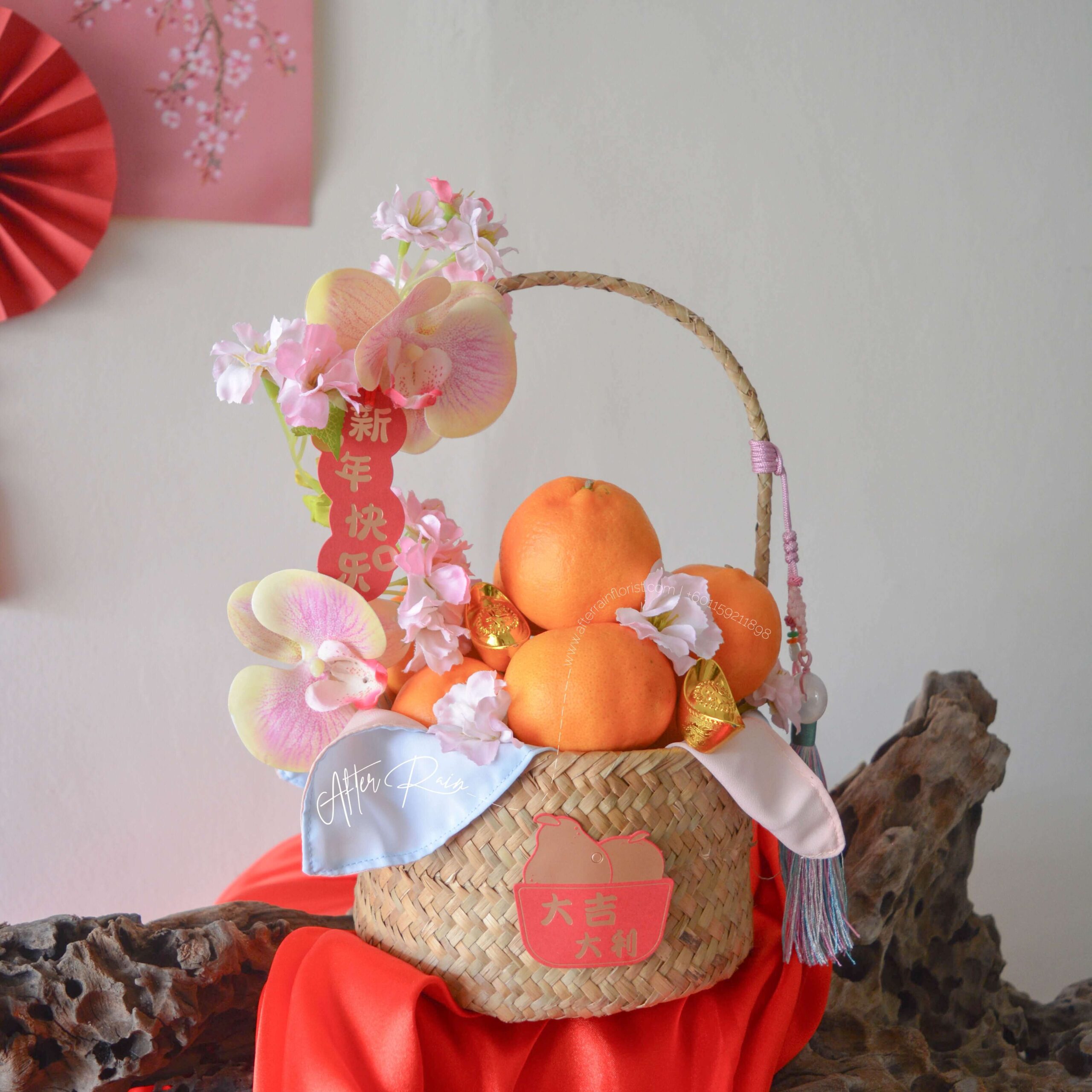 Chinese_New_Year_CNY_Hamper_2026_Limited_edition_The_Silk_Abundance_Auspicious_Mandarin_Orange_Basket_Flower_Gift_Arrangement PJ_Selangor_Florist_KL_Klang_Valley_Delivery_Services1